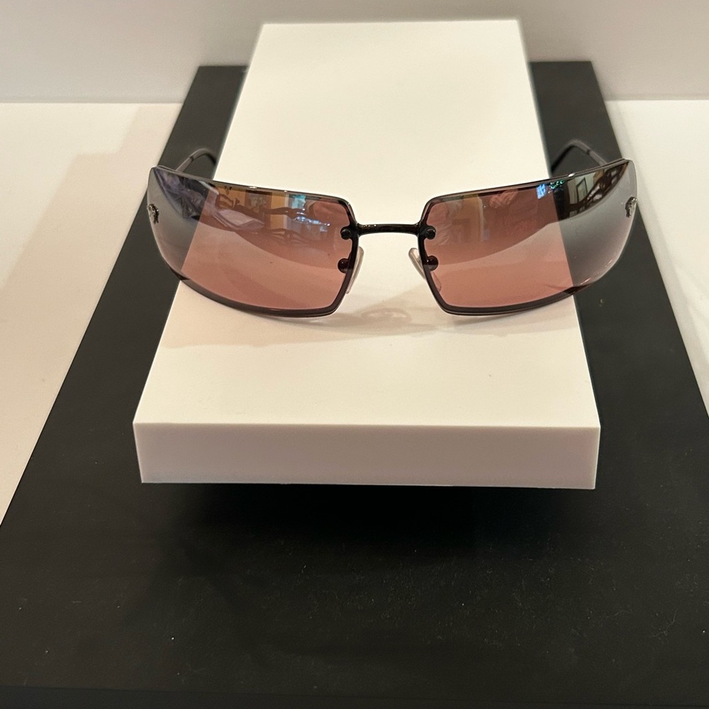 Versace Sunglasses with Pink and Black Frame